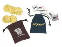 Velour Pouches w/Chocolate Coins