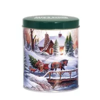 1 Quart Tin w/ Mini Dark & Milk Chocolate Pretzels