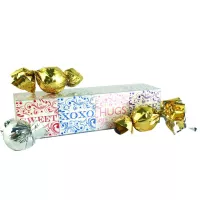4 Cube Acetate Gift Box with Chocolate Truffles
