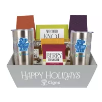Sip and Savor Gourmet Tray with Tumblers- Small