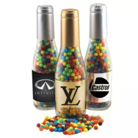 Champagne Bottle with Mini Jawbreakers