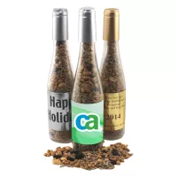 Champagne Bottle w/Trail Mix