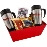 Tray w/Mugs and Tootsie Rolls