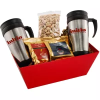 Tray w/Mugs and Cashews