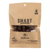Fair Trade Dark Chocolate Raisins in Eco Kraft Pouch
