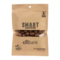 Fair Trade Milk Chocolate Raisins in Eco Kraft Pouch
