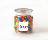 22 Oz. Glass Jar filled w/ Assorted Fruit Sours