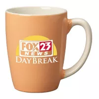 12.5oz Canaveral Peach Pastel Mugs