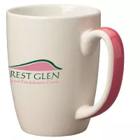 11oz Pink Handle Accentua Mugs
