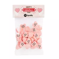 Header Bag Small - Imprinted Conversation Hearts