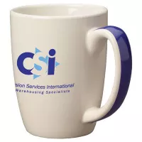 11oz Cobalt Blue Handle Accentua Mugs