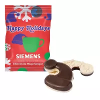 Holiday Mug Hanger- Raspberry Santa Hat