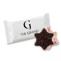 Individually Wrapped Peppermint Bark Snowflake Candy (1 Color)