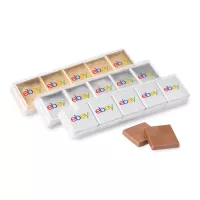 Ten Piece Chocolate Foiled Square Acetate- Full Color
