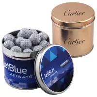 Round Tin w/Chocolate Golf Balls
