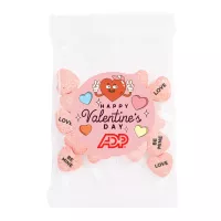 1/2 Oz. Snack Pack - Imprinted Conversation Hearts