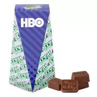 Dimensional Twist Box with Molded Chocolates