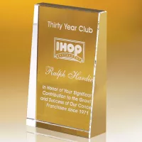 Harmony Vertical Award Slanted