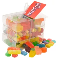 Gummy 3 Way Stack Acetate Tower w/Ribbon & Hang Tag