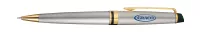 Waterman® Expert Stainless Steel Ballpoint Pen w/Gold Trim