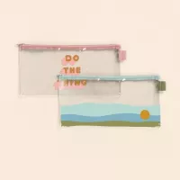 All The Things Pouch - Clear Vinyl