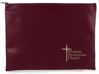 16"x12" Expanded Vinyl Memorial Bag w/Zipper