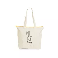 Continued Twinkles Natural Canvas Tote