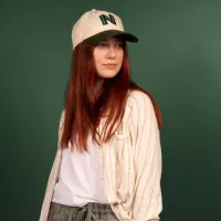 6-Panel Hat - Curved Brim - Unstructured - Cotton Twill