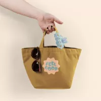 Dumpling Tote - Colored Canvas