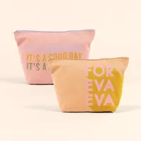 Colored Canvas Tweedle Dum Pouch