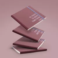 Square Notebook - Large -Tape - Solid Cover