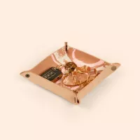 Valet Tray - Marbled Leather