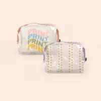 Clear Vinyl Busy Bee Pouch