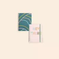 Journal - 5.5 X 4 Mega Passport - Wire - Blank Guts - U - Mini