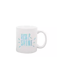 11 Oz. White C-Handle Mug