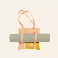 Main Squeeze Canvas/Denim Yoga Tote