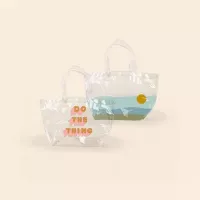 Dumpling Tote - Clear Vinyl