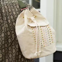 Bucket Sling Bag - Natural Canvas