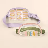 Simple Belt Bag - Clear Vinyl