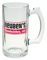 12 Oz. Glass Sports Mug