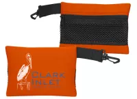 6 7/8"x4 7/8" Small Mesh Back Travel Bag w/Clip