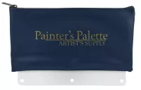 Expanded Vinyl Pencil Pouch w/Plastic 3-Ring Binder Fixture