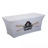 6ft UltraFit Table Cover Full Color Front Only Imprint