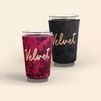 Pint Glass Sleeve - Velvet Neoprene