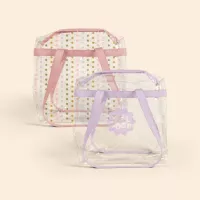 Clear Vinyl Tote w/Zipper