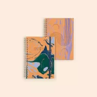 Folio - Marbled + Debossed Leather Cover - Size W