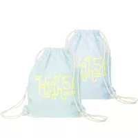 Continued Piggy Back Colored Canvas/Denim Bag