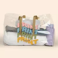 BABS Oversized Tote - Clear TPU