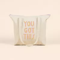 Continued Twinkles Even More Tote (Natural Canvas)