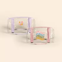 Clear Vinyl Barrel Bag